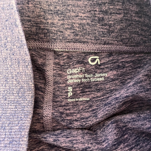 GapFit BRUSHED TEXH JERSEY LEGGINGS BARELY WORN IN EUC! NO PILLING - Picture 3 of 3